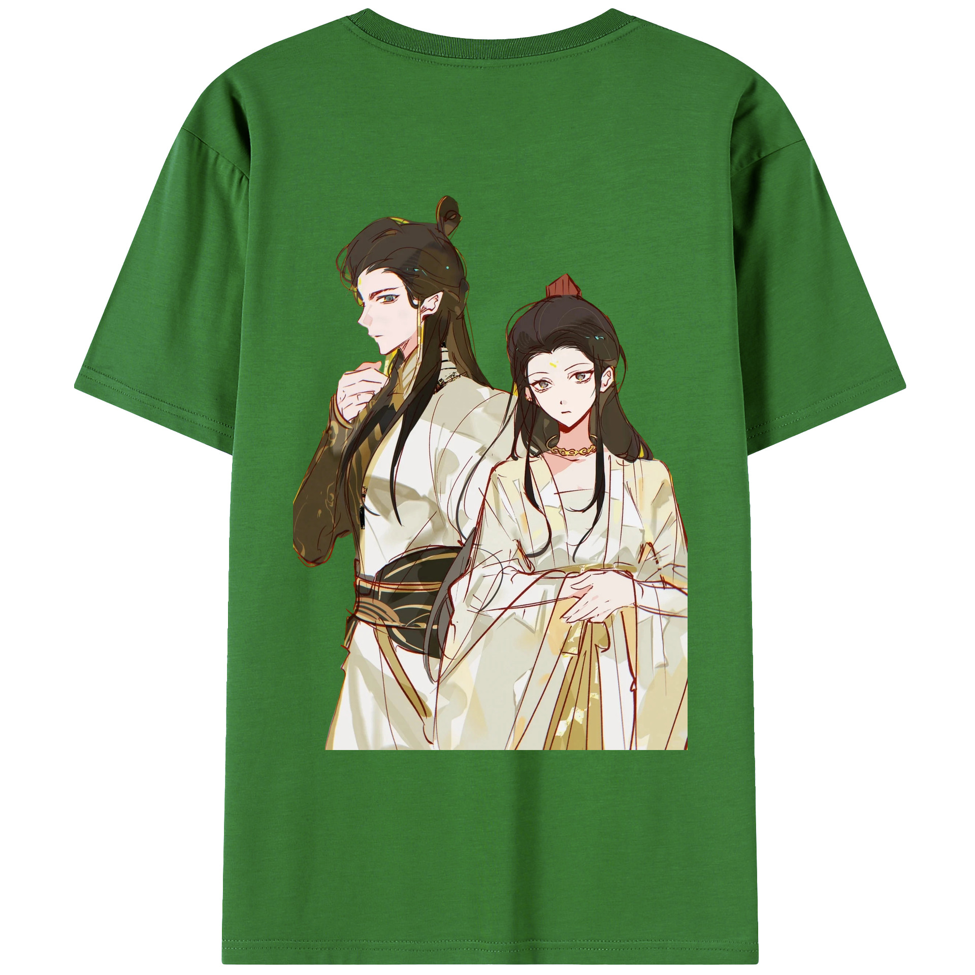 （画像用） Ne Zha 2 ナタ 魔童の大暴れ レディース半袖Tシャツ(バックプリント)